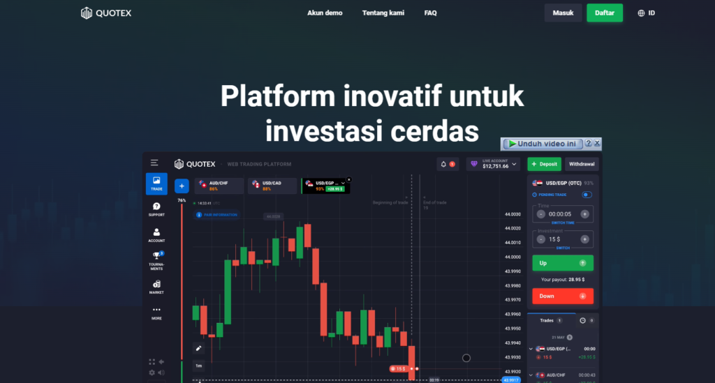 platform trading indonesia quotex broker